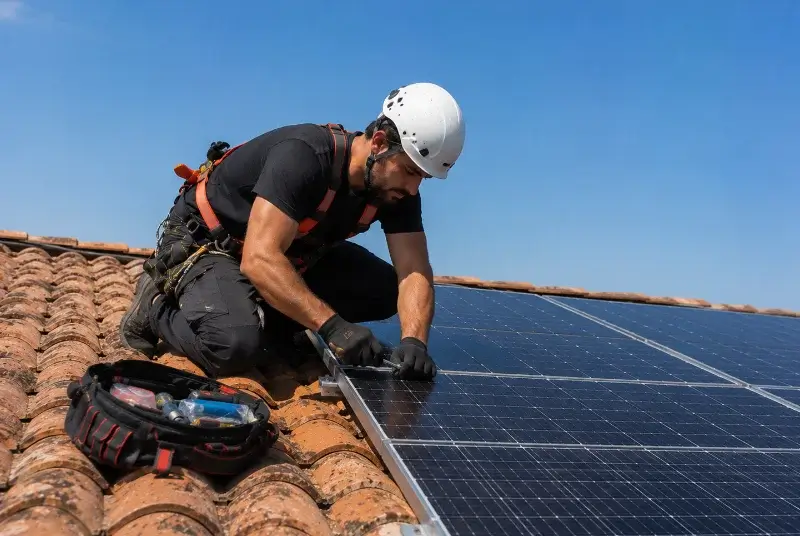 Maintenance et monitoring de panneaux solaires à Garons