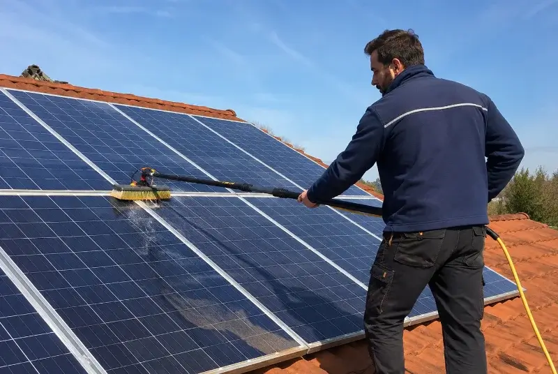 Nettoyage et entretien de panneaux solaires à Garons